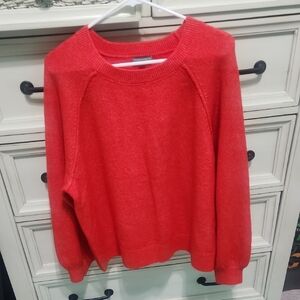Vince Camuto Vibrant Red Crew Neck Sweater